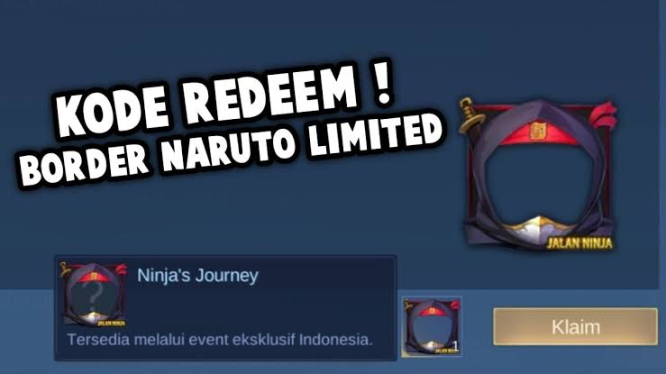 ✨ Border Limited Naruto ✨
 "Jalan Ninja"

Harga: Rp 18.000

🔑 Langsung klaim pakai kode redeem tanpa VPN ✅
🎁 Ready Stock: 9 kode

📞 Order: wa.me/6289675820230