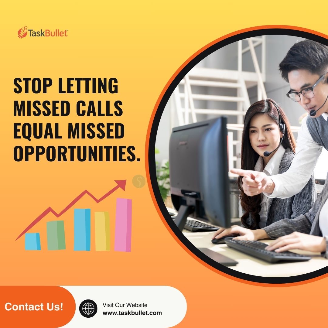 TaskBullet's tweet image. Stop letting missed calls equal missed opportunities. 🚀 Taskbullet is your front-line support!
#BusinessGrowth #CustomerRetention #Taskbullet