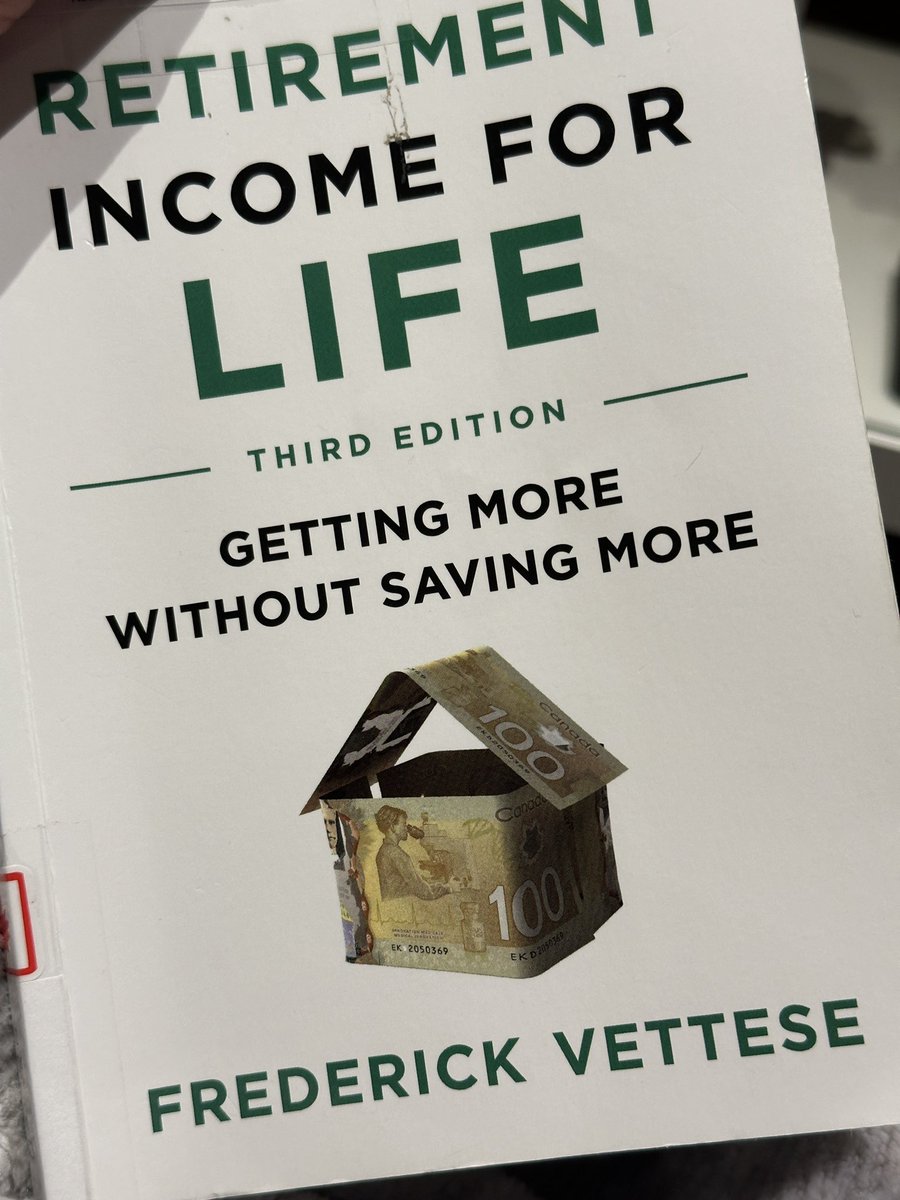 My manager handed this book to me to read. I’m about 1/4 way in. Good to learn on strategizing your income for retirement. (Decumulating your funds)

I am probably a “mainstream retiree” and this will probably be beneficial to my plans.

For context, I’m 44.