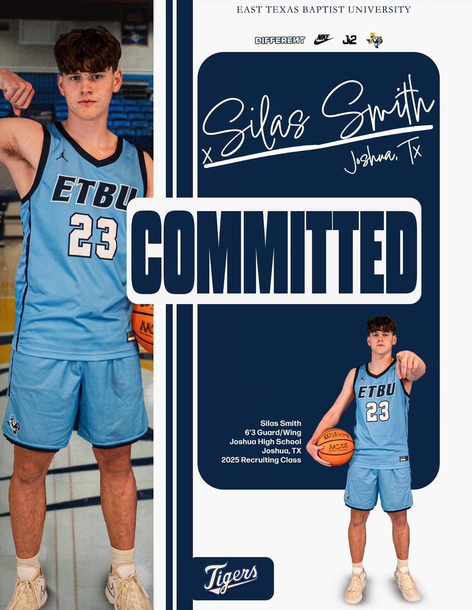 Blessed to receive and accept an offer from ETBU! Thank you <a href="/clovell33/">Chris Lovell</a>, <a href="/A_Willimas9/">Aaron</a>, and the rest of the ETBU Men’s Basketball Staff for believing in me! Can’t wait for the next 4 years on the Hill! Go Tigers! 🐯🏀 ￼￼