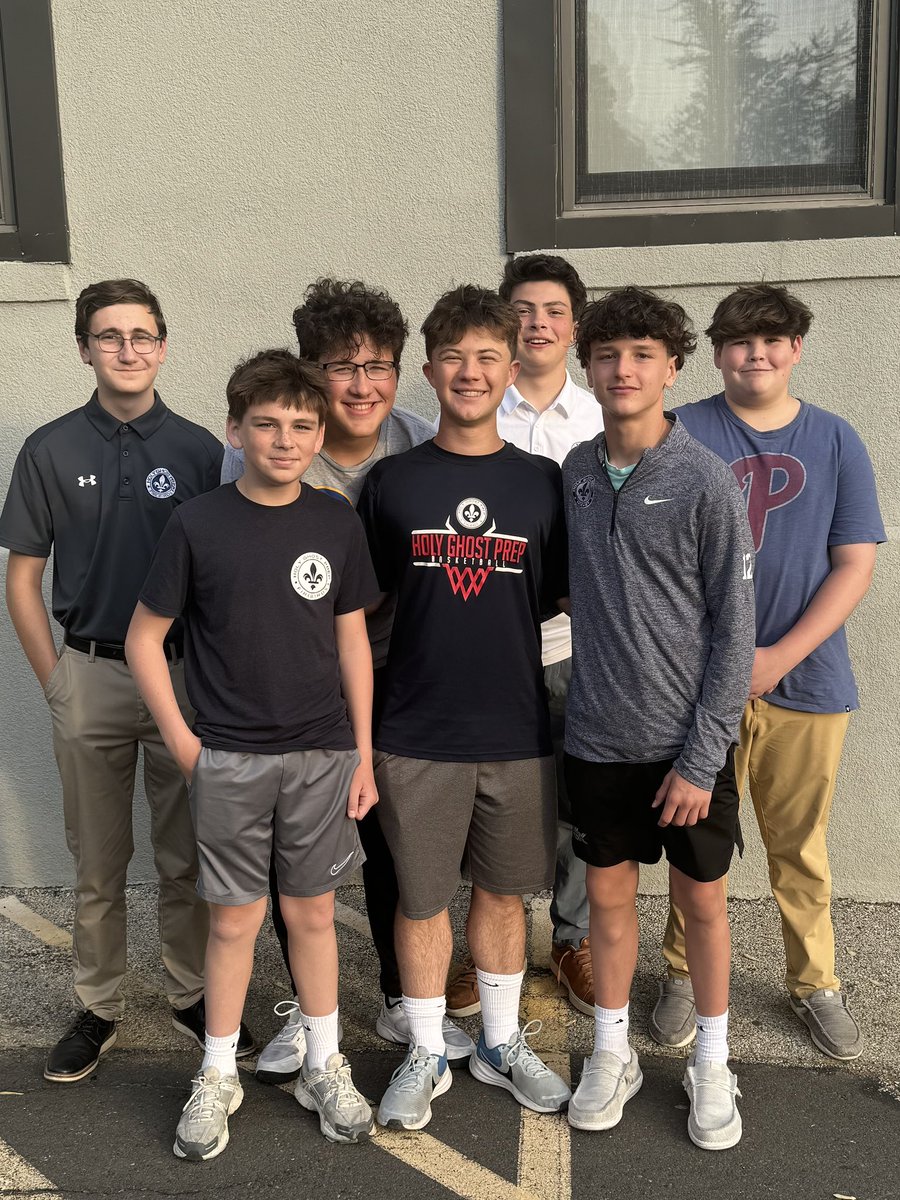 Members of the tennis team came together to serve meals at St. Francis Inn tonight. Over 270 meals were served! <a href="/hgpathletics/">Holy Ghost Prep Athletics</a>
