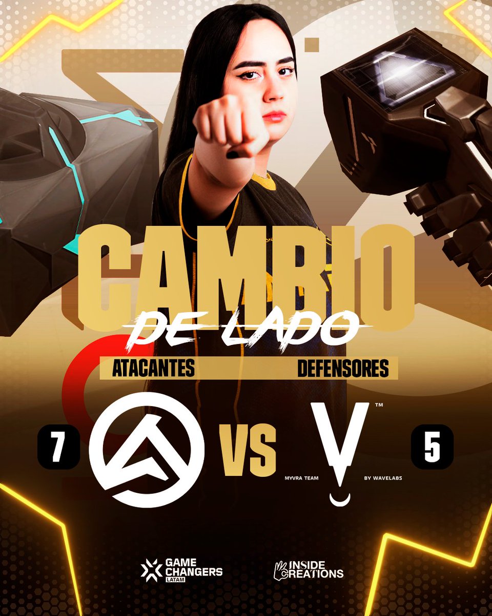 Antares (@antaresvalorant) on Twitter photo ¡CAMBIO DE LADO! 🔄
Nos vamos al lado defensor con ventaja en este primer mapa.
📺 twitch.tv/valorant_la
#VCTGameChangers ¡CAMBIO DE LADO! 🔄
Nos vamos al lado defensor con ventaja en este primer mapa.
📺 twitch.tv/valorant_la
#VCTGameChangers
