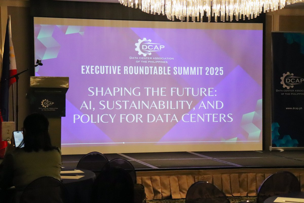 BeeinfotechPH's tweet photo. Data Center Association of the Philippines' Executive Roundtable Summit 2025 brought together industry leaders, and innovators to discuss AI, sustainability, and policy shaping the future of data centers in the Philippines. https://t.co/PgBf1jCMY4