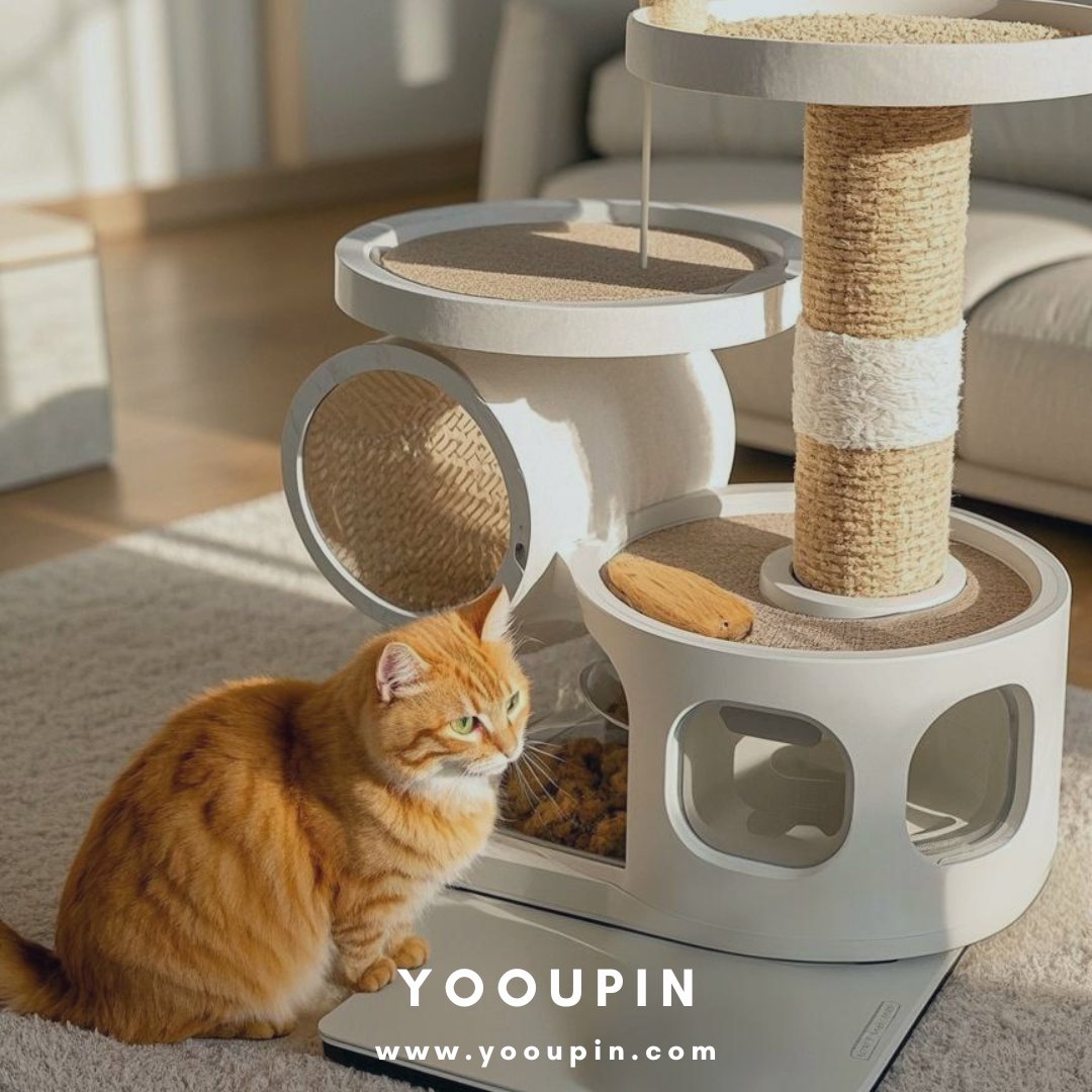 🔥 SUMMER SALE ALERT! 🐾 Level up your cat’s playtime NOW with EXCLUSIVE DEALS!

🌟 AI-POWERED Smart Cat Playground 🤖✨
🚀 Auto-spinning platforms + pop-up treats = jungle adventures 24/7!
📲 Track zoomies &amp; pounces via real-time APP data 📊
🌿 Minty tunnels = curious kitties +