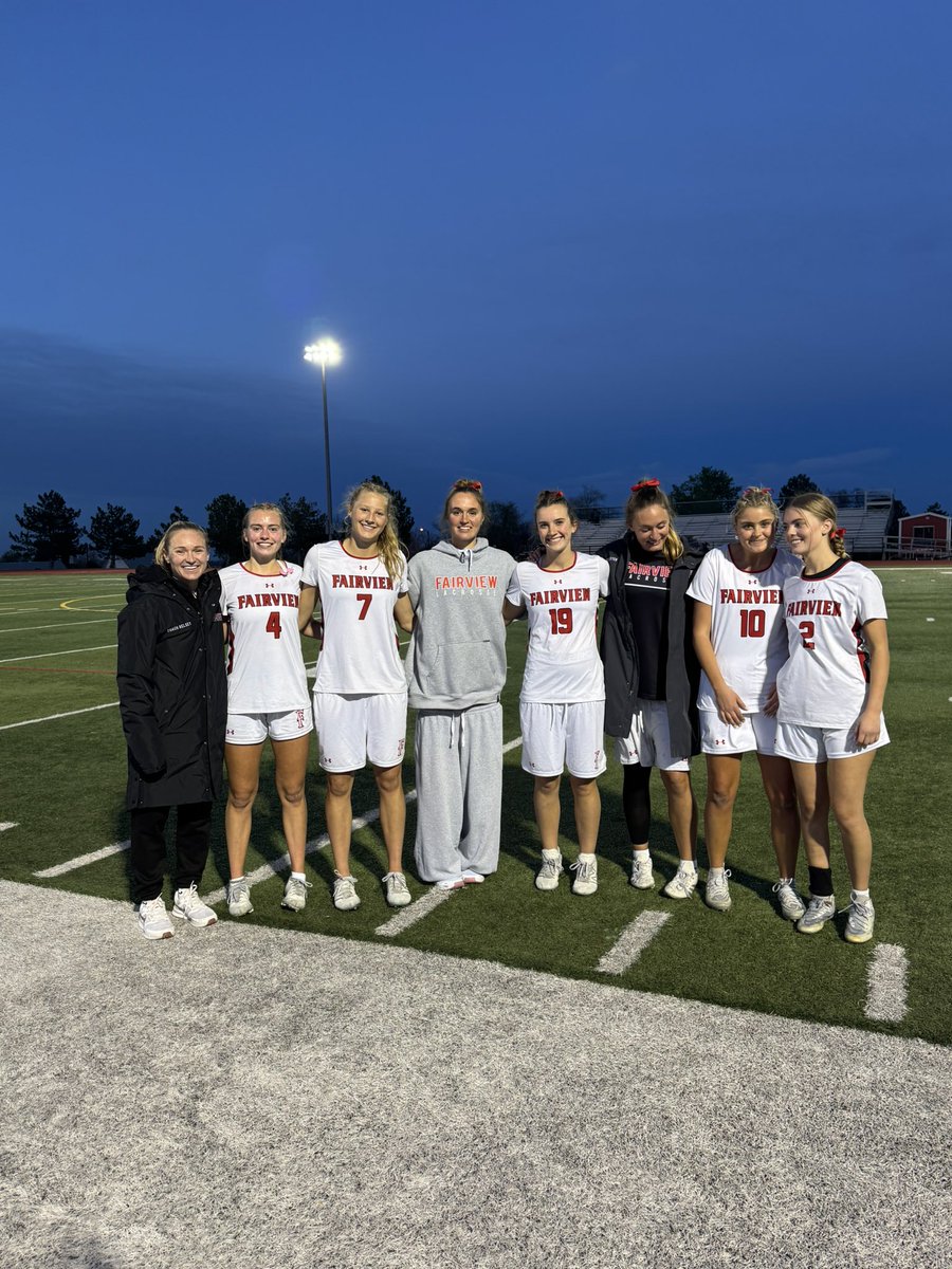 GLAX Senior Night following the victory against Chatfield. Thanks for all the hard work and dedication. Sko Knights!!!