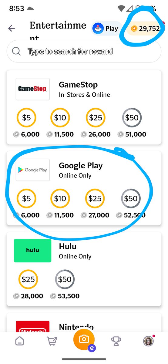 AnimeLo52448977's tweet image. #FetchHappy 
I love to get Google Play cards from my saved up points since I&apos;m a gamer. Your app is awesome. A friend referred me to Fetch a few years ago and I&apos;ve been using it ever since. I do a lot of shopping, so it works out great. Thanks, Fetch!! ❤️
