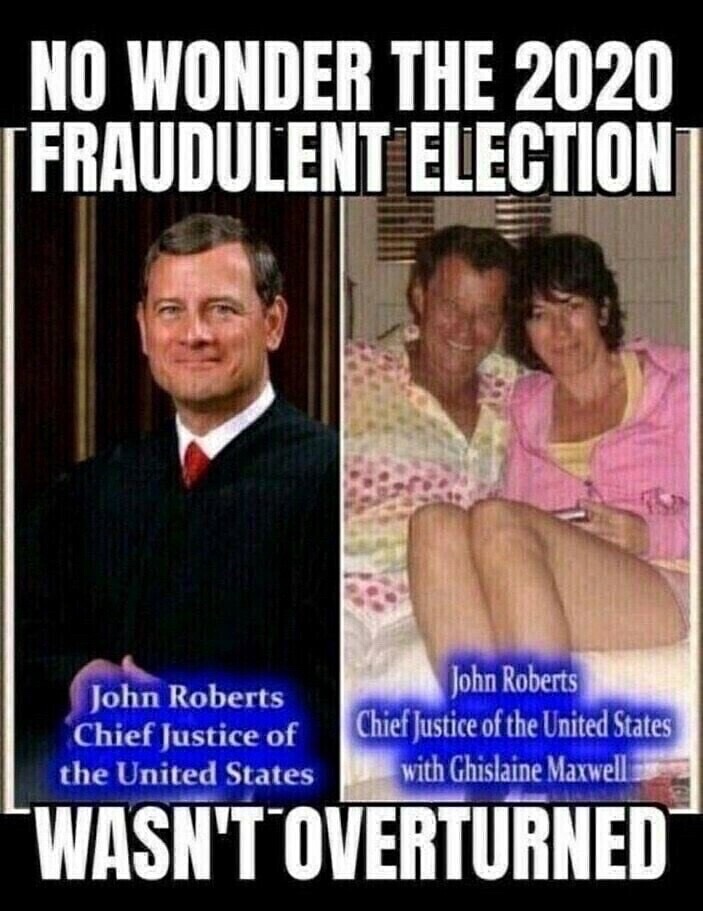 When will Chief Justice Roberts be removed from the Supreme Court. 
🇺🇸🇺🇸🇺🇸 #HIAW