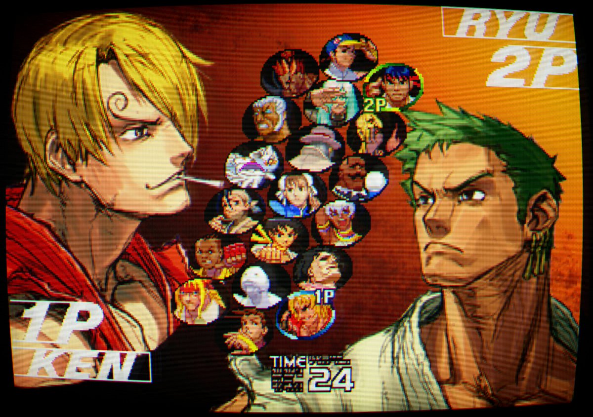 my copy of 3rd strike looks a bit funky,
dunno why