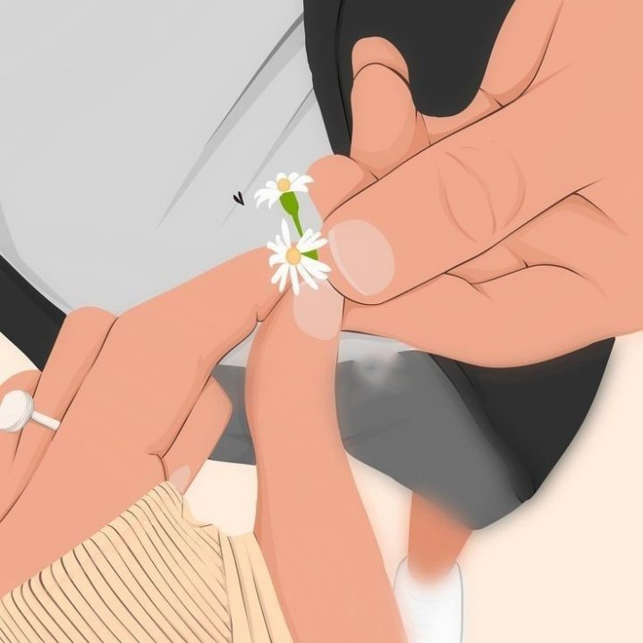 آخر وردة مسكتها في يدي كانت يداك 🫶