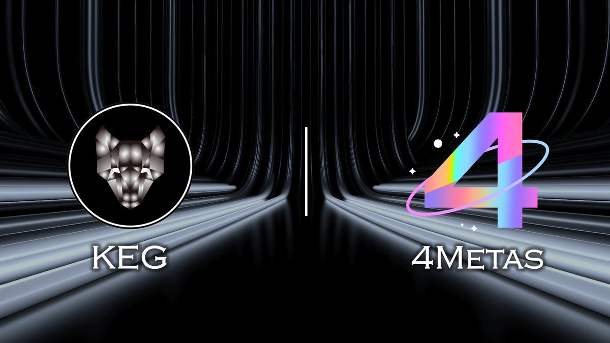 kegofficial_'s tweet photo. ๐บPartnership Announcement๐พ
KEG is proud to collaborate with @4metas, the Web3 Game Metaverse Platform.
This partnership strengthens our commitment to building a rewarding, and cutting-edge Web3 gaming ecosystem. https://t.co/s6Dy8cPYho