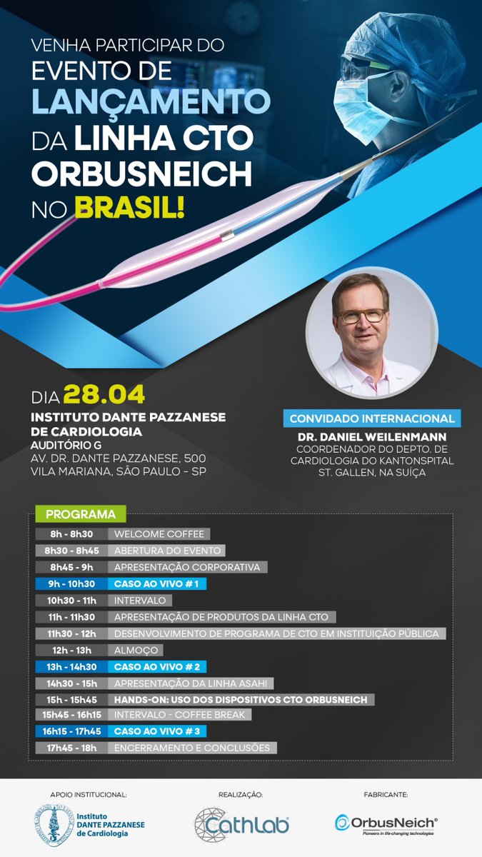 <a href="/OrbusNeich/">OrbusNeich Medical Company Ltd.</a> <a href="/OrbusNeich/">OrbusNeich Medical Company Ltd.</a> launch in Brazil 🇧🇷