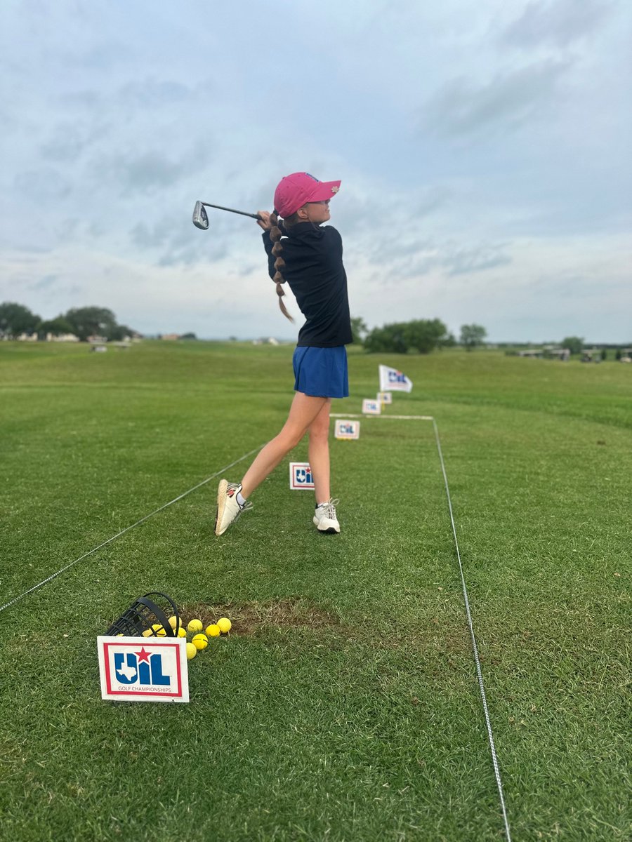 This week, Kenzie McClenny competed at the 4A UIL Golf State Championship and tied for 12th. She had two great rounds and shot 77-78! She has represented Lindale so well at the state level the past 4 years. 

Congratulations, Kenzie, on an incredible high school golf career!