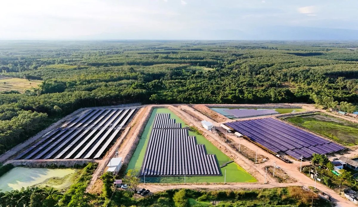 🌞 Exciting News! Huasun Energy's "amphibious" 13.6 MW HJT solar project in Thailand is now live, energizing Sri Trang Agro-Industry with green electricity. This innovative deployment blends ground-mounted &amp; floating installations! 🌿🔋 #SolarEnergy 

huasunsolar.com/news/amphibiou…