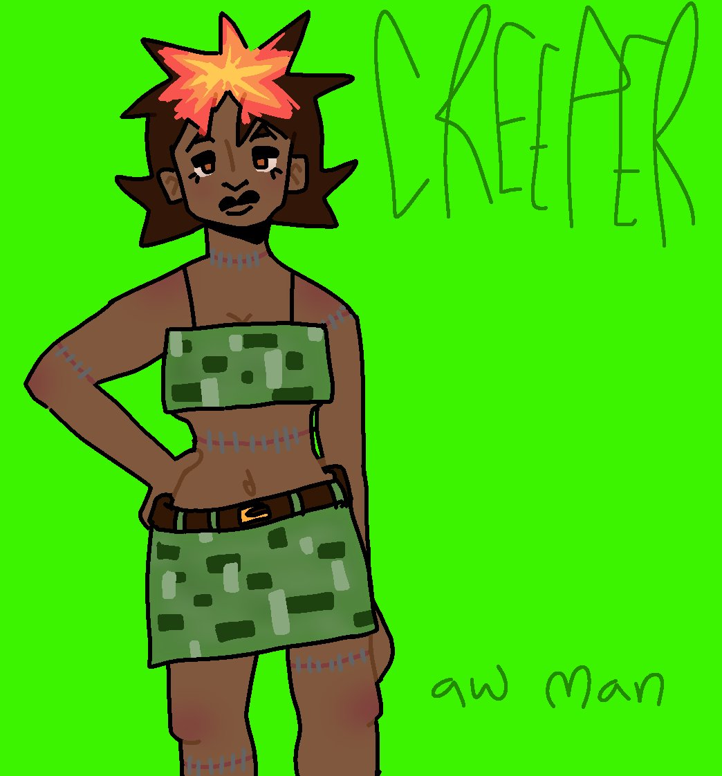 kitty_byte404's tweet photo. Bro it's so bad, but I wanted to get at least a concept drawn up
#Minecraft #creeper #Minecraftfanart #minecraftcreeper #minecraftart #artist #art #fanart https://t.co/c7zu0E2QCA