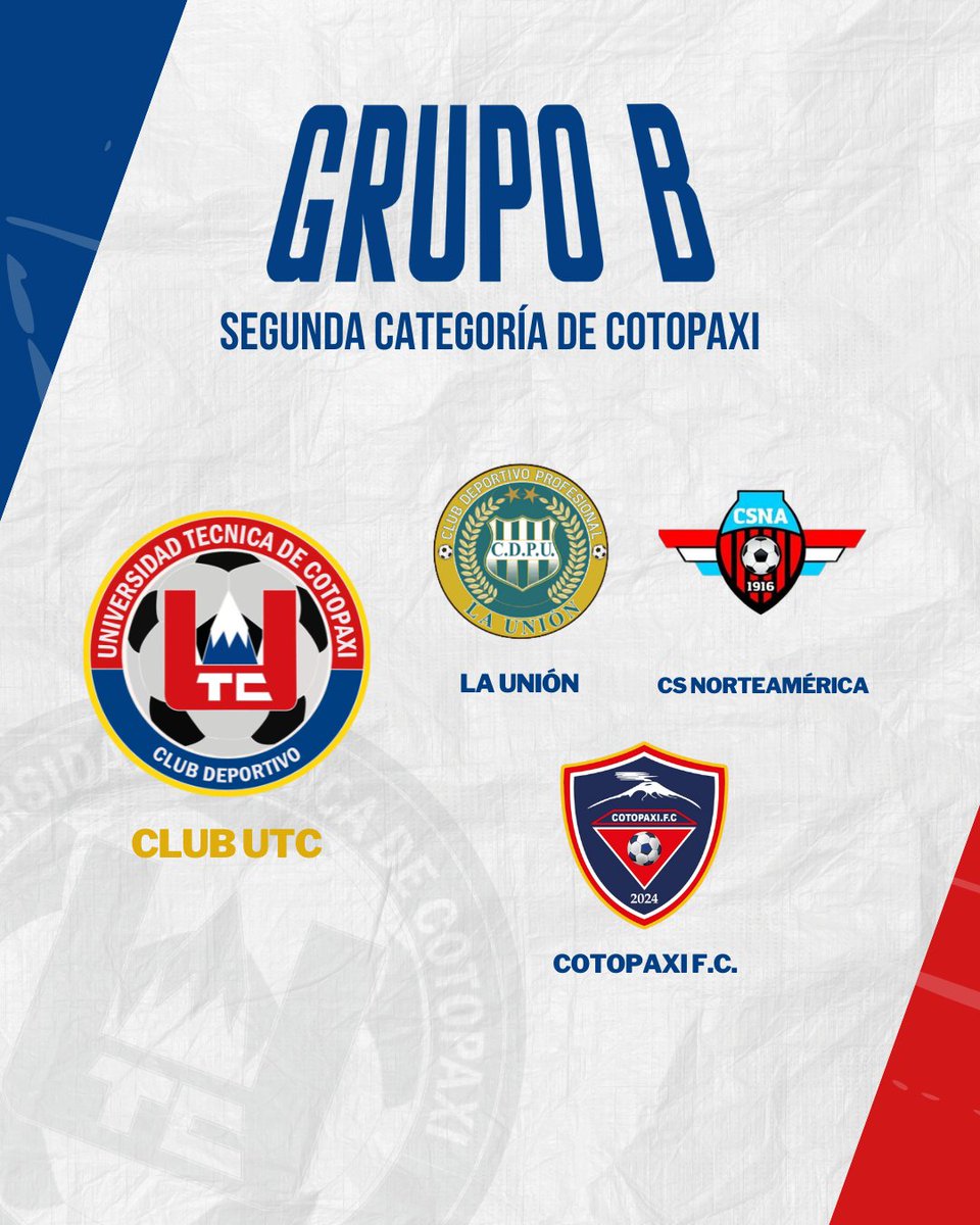 ClubUTC_Oficial's tweet photo. ¡𝐋𝐢𝐬𝐭𝐨𝐬 𝐩𝐚𝐫𝐚 𝐥𝐨 𝐪𝐮𝐞 𝐬𝐞 𝐯𝐢𝐞𝐧𝐞!💪🔴🔵
Todo listo en el #AscensoCotopaxi2025 para un nuevo año con grandes ilusiones.🥹

Vamos con toda la ilusión de nuestra provincia.🗻
Fecha de inicio: 25 de mayo👈

#OrgulloCotopaxense https://t.co/6o6PVvy0TA