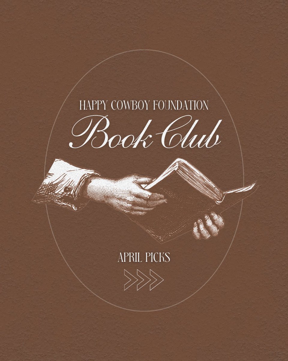 HappyCowboyFDN's tweet photo. Happy Cowboy Foundation Book Club: April Picks of the Month

Swipe through for a curated list of powerful book recommendations, handpicked by our team to inspire your spirit and help resent your mind this month. https://t.co/yu718244X5