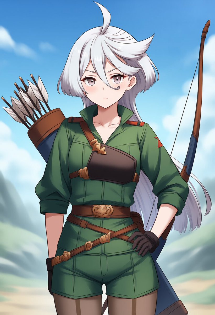 matsunaga_chan's tweet image. さて、彗星の魔女がグラブルコラボしたらシリーズをば
ミオリネさんは多分アーチャーになってそう
あの鋭い眼光で敵を狙い撃つぜw
たまにグエルにわざと誤射してそう……
#彗星の魔女 #ミオリネ