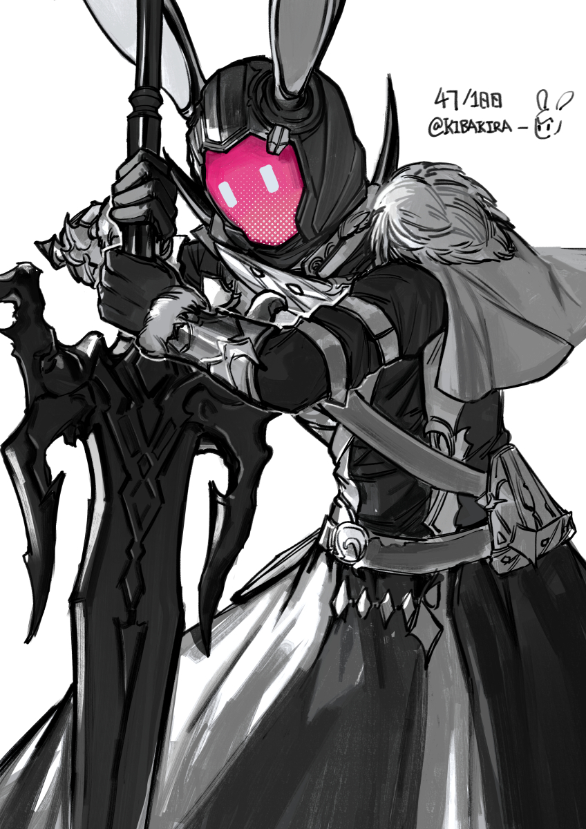 KIBAKIRA_'s tweet image. #OC #百日繪 47