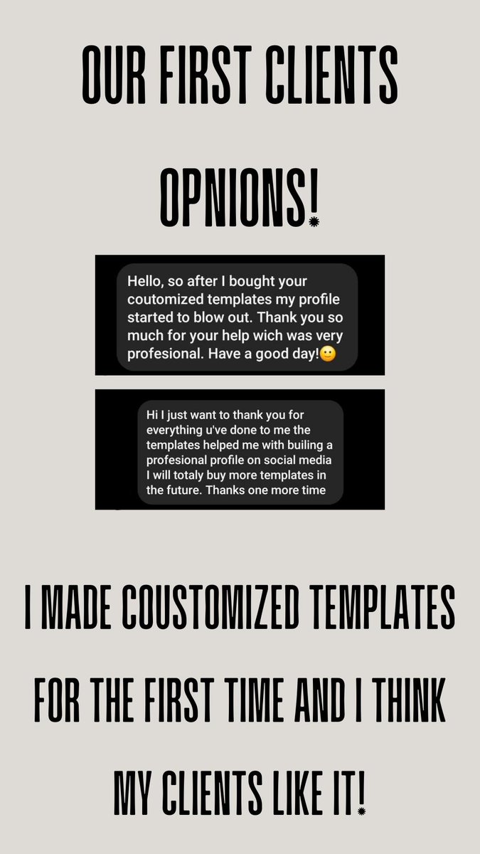 DesigneticDe's tweet image. See reviev of my first coutomized tempaltes!

(I hid their identity at their request.)