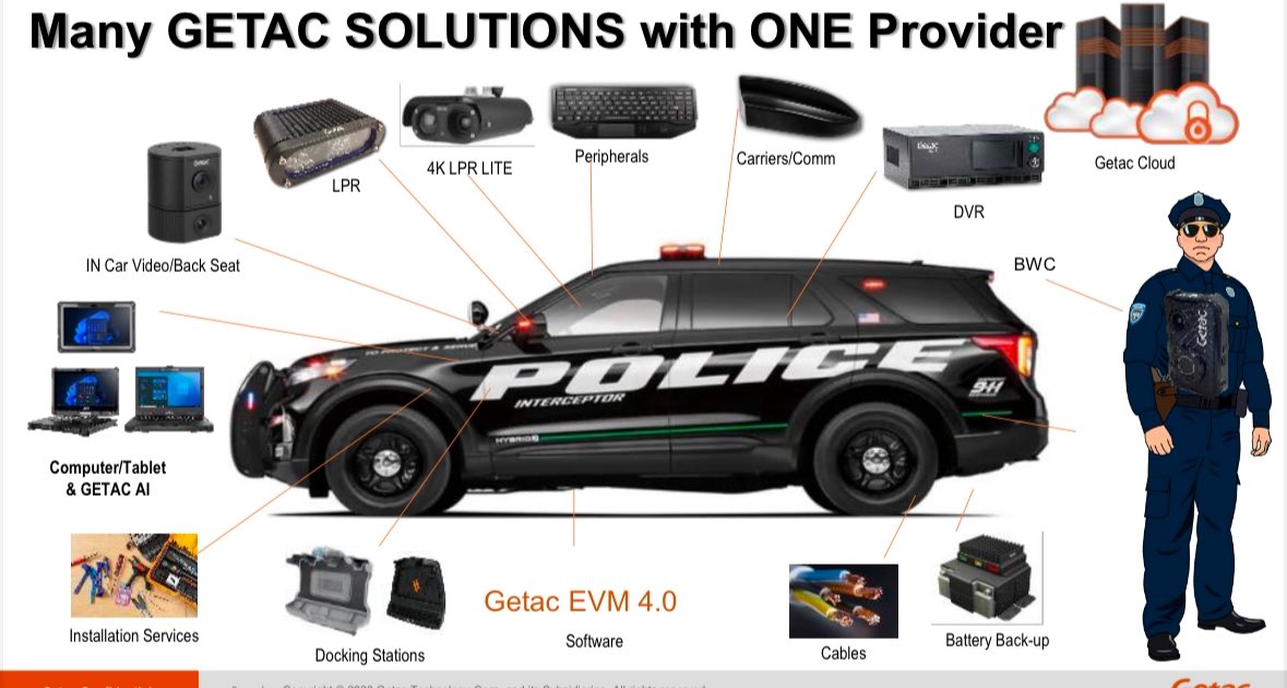 That’s a wrap #Orlando #centralsquare showing #Getac #laptops #tablets #bodycam #dashcam #lpr to #police #fire #ems #publicsafety #getacai