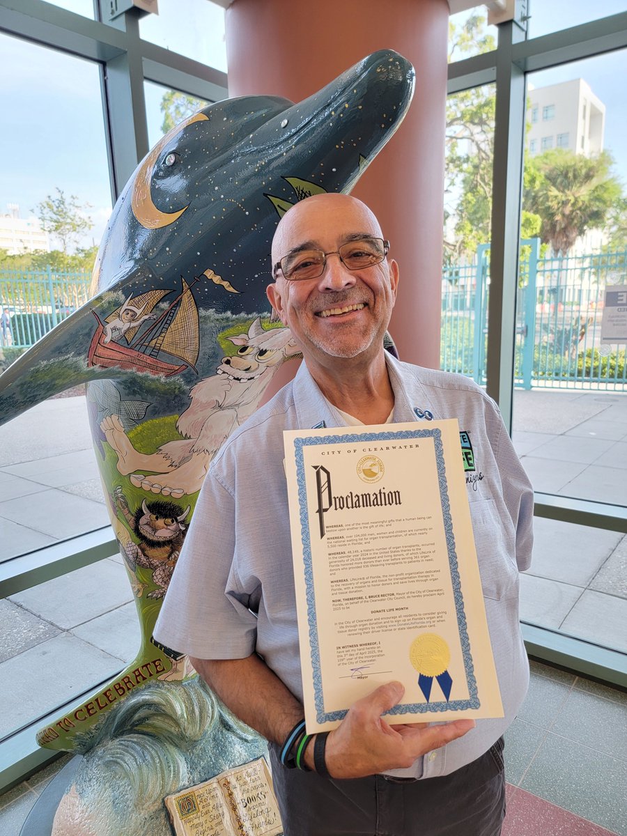 A huge thank you to our local cities and counties! ✨ This month, we had 30+ cities and counties declare April as National Donate Life Month!  💙💚
Register your decision: MyStoryContinues.com ♾️