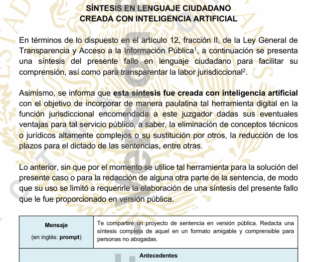 Chequen esta nueva sentencia en la que un juez federal utilizó la inteligencia artificial. 😱