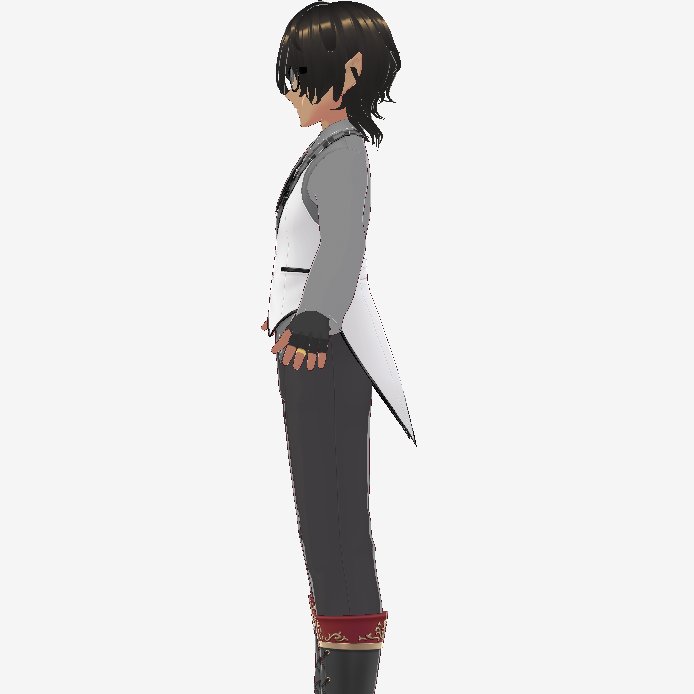 DezzVT's tweet image. If anyone wants to make some art of me heres a small refernce of my model