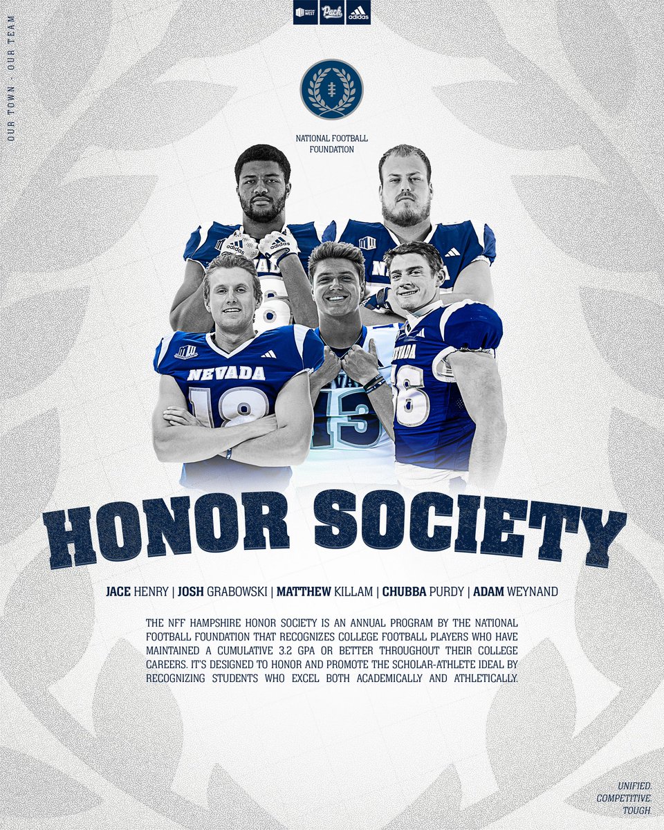 Congrats to our guys selected by the <a href="/NFFNetwork/">National Football Foundation</a> Honor Society! 

#RiseTogether