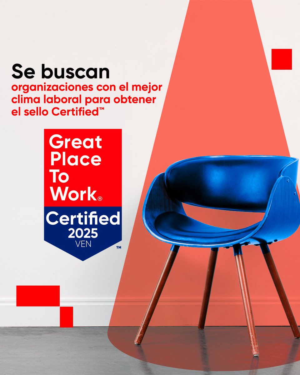 Si conoces a alguien o trabajas en una de estas organizaciones, haz clic en el enlace para iniciar el proceso de certificación: greatplacetowork.com.ve/certificacion/…