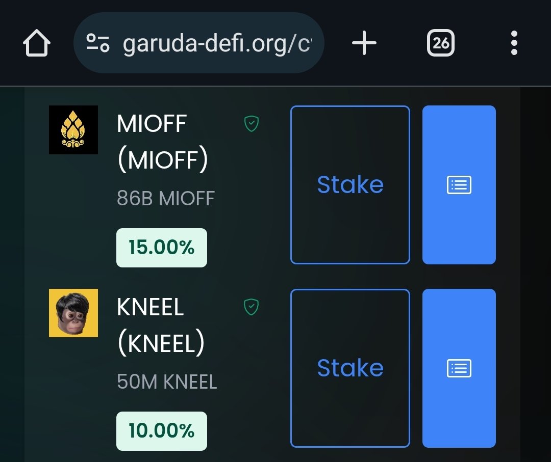 Garuda DeFi (@garuda_defi) on Twitter photo $MIOFF token keep breaking new ATH!
Available for swap and stake in <a href="/garuda_defi/">Garuda DeFi</a> with 10% APR.
Swap garuda-defi.org/market/terra1l…
Stake garuda-defi.org/cw-20-staking/…
#LUNC #Layer2 #Folklore $MIOFF token keep breaking new ATH!
Available for swap and stake in <a href="/garuda_defi/">Garuda DeFi</a> with 10% APR.
Swap garuda-defi.org/market/terra1l…
Stake garuda-defi.org/cw-20-staking/…
#LUNC #Layer2 #Folklore