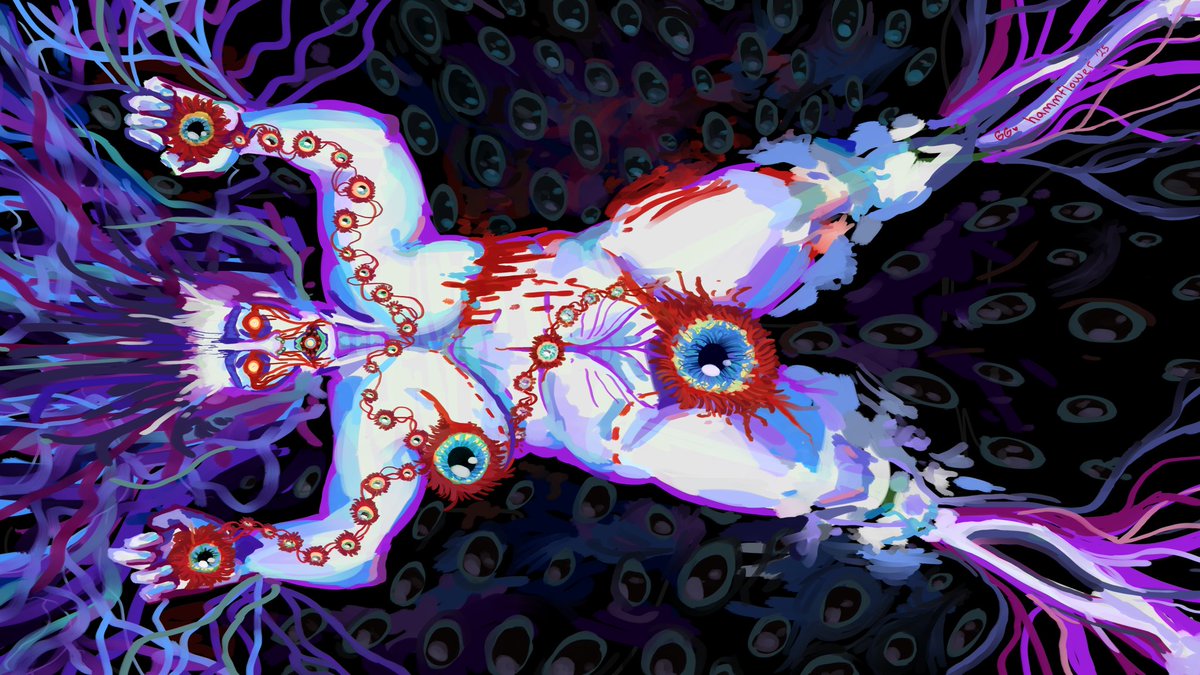 hammflower's tweet photo. tool/alex grey inspired illustration + drink specials for tonight's tool-themed drag show!

#toolmusic #lgbt #lgbtqia https://t.co/D95cRsm4wS