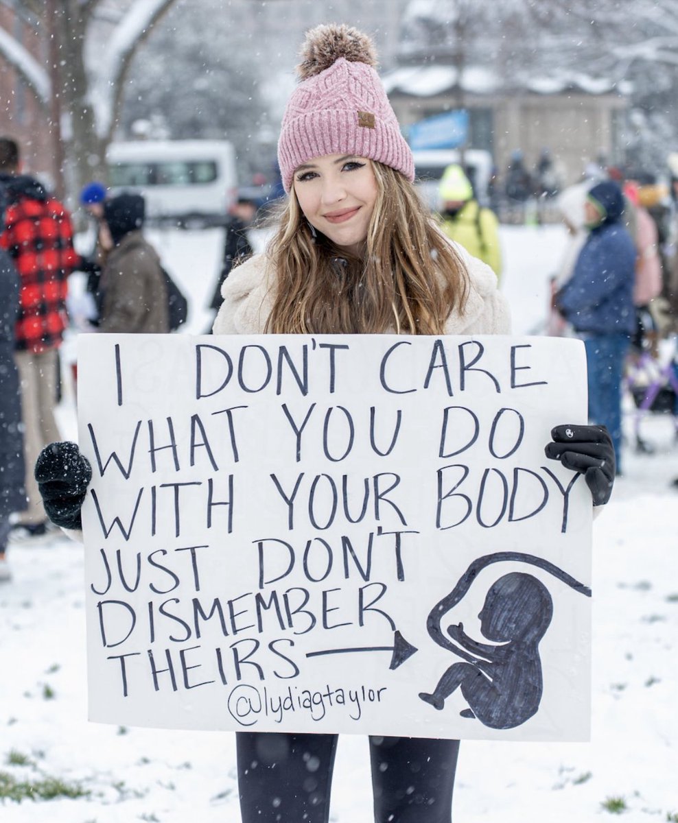 lydiataydavis's tweet image. PSA to the liberals screaming, “my body, my choice”: