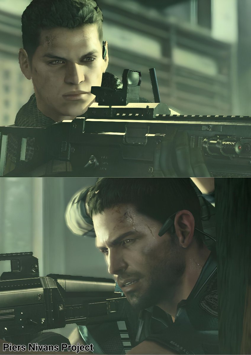 Romynivans's tweet photo. Together, side by side 💪

#REBHFun #Nivanfield
#PiersNivans #ChrisRedfield  #ResidentEvil #バイオハザード 
#ResidentEvil9
#Capcom_Official #RE6 #RE_Games https://t.co/dyA9PlxKTo