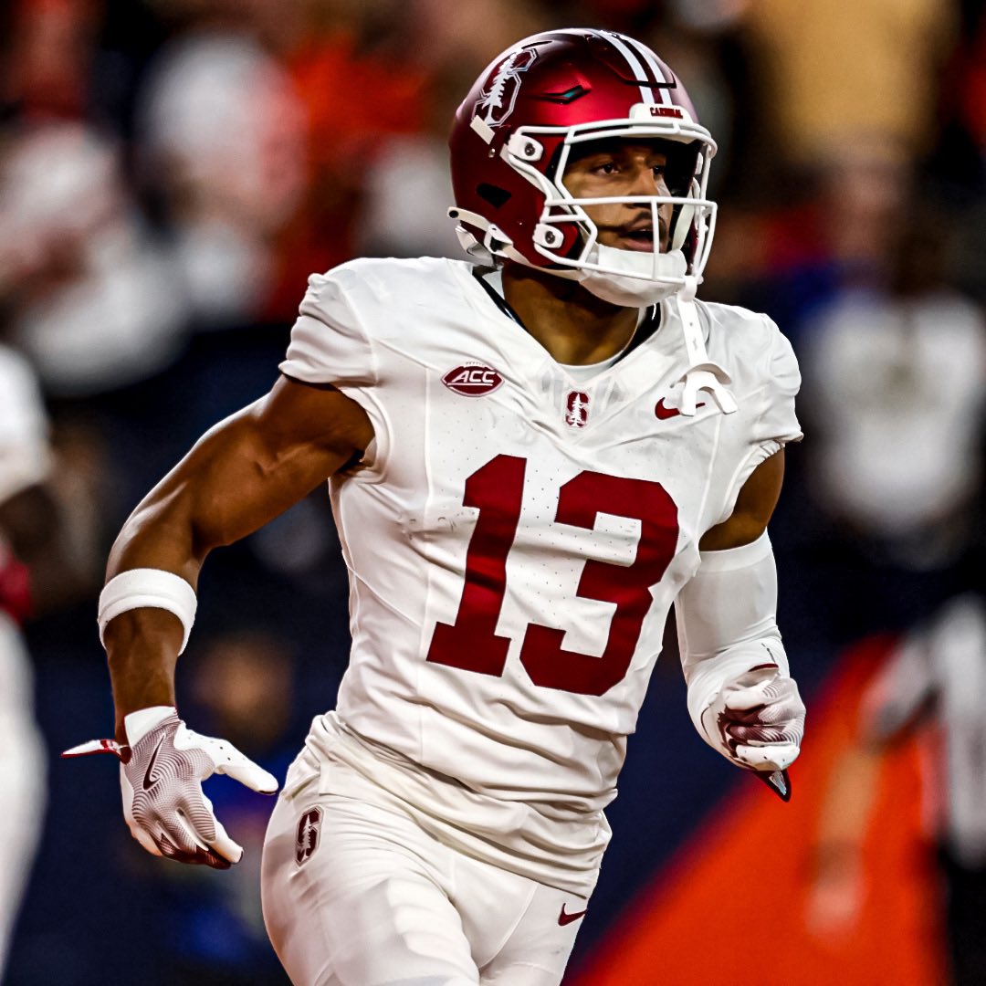 Schultz_Report's tweet image. I thought the #Titans had a big win in the fourth-round by drafting Stanford WR Elic Ayomanor. Tennessee clearly had a goal of surrounding No. 1 overall pick Cam Ward with more weaponry, and Ayomanor has the upside to grow with him.
The 6-2, 206-pounder ran 4.44 and had over…