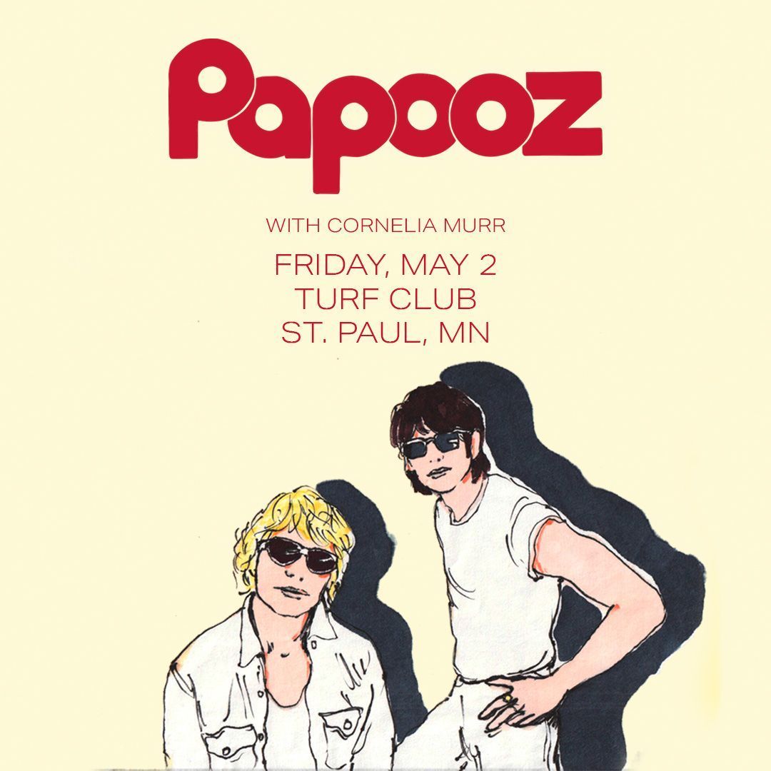 Need weekend plans?? Here you go: Papooz is coming to the Turf Club with Cornelia Murr this Friday, May 2! 🐎 🐎 🐎 

🎟️ Tickets are still available ➜ firstavenue.me/4dVpZS3