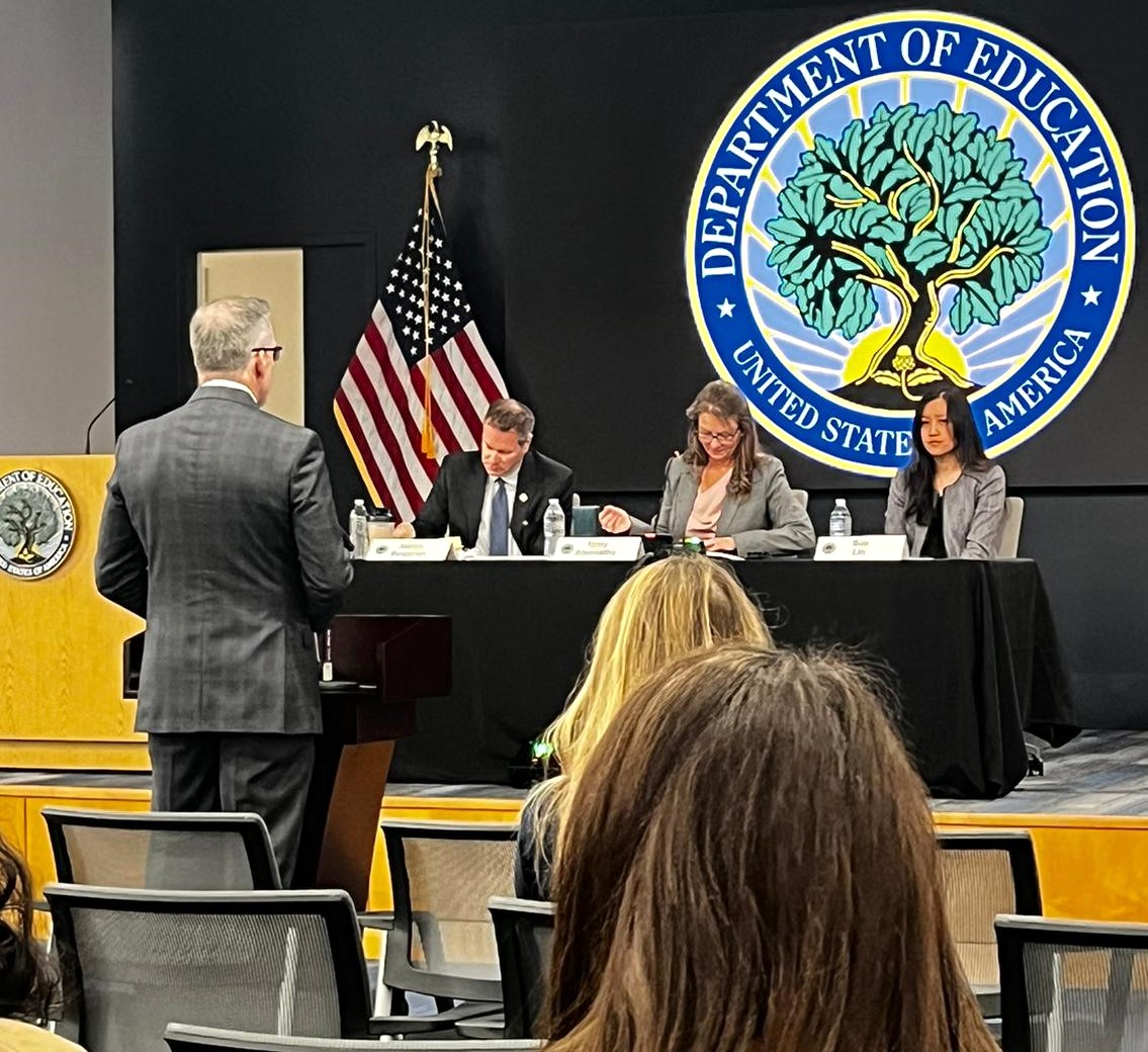 State’s Attorney Charlie Smith, Chairman of the Board for the National District Attorneys Association, addressed the U.S. Dept. of Education today to express his support of P.S.L.F. and Income-Driven Repayment Programs for prosecutors in MD.  facebook.com/FrederickSAO