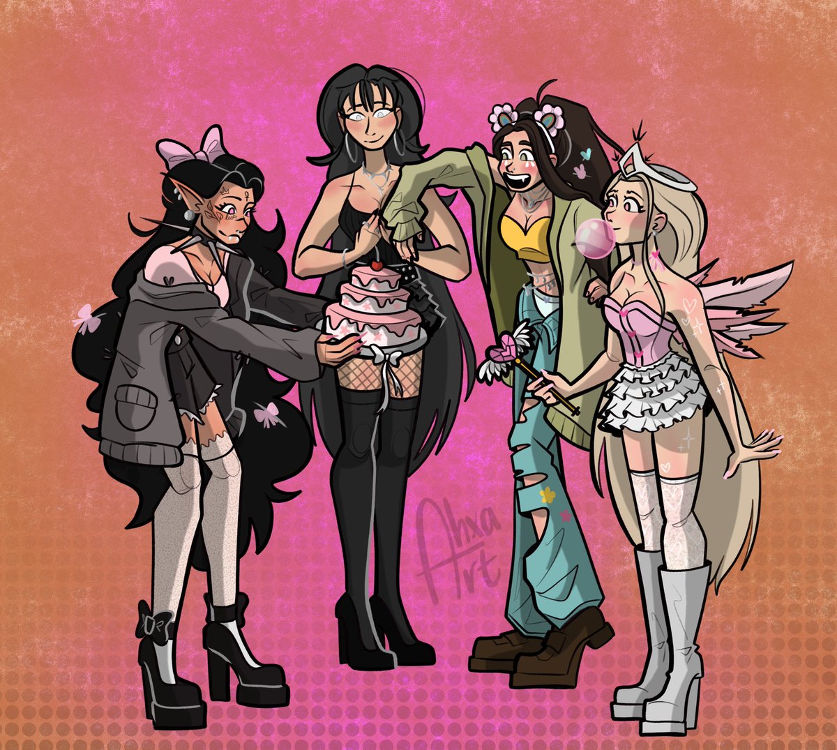 Ahxa_a's tweet photo. A few of my fav commissions I did this month :>

#art #artcommissions #artcommission #commissions #artist #ahxaart https://t.co/RCDIPxNMSd
