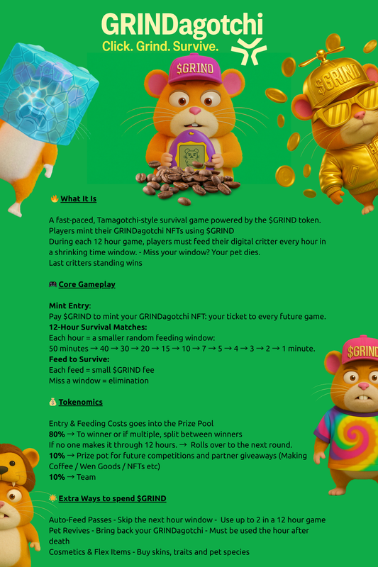 Track 1 Winner: Grindagotchi
…24lnf36lrxmlm5o.lite.vusercontent.net