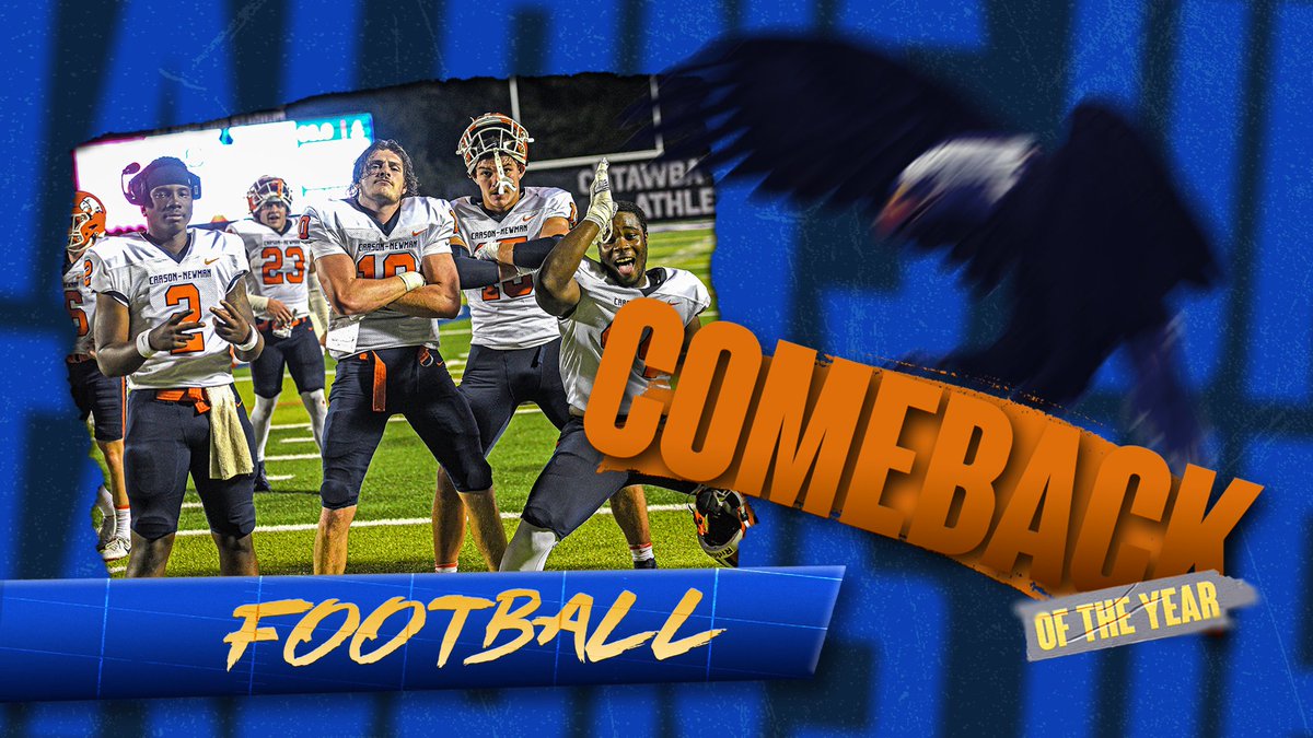 Carson-Newman Athletics (@cn_eagles) on Twitter photo ᴄᴏᴍᴇʙᴀᴄᴋ ᴏꜰ ᴛʜᴇ ʏᴇᴀʀ
<a href="/cnfootball/">Carson-Newman Football</a>'s 14 points in 1:36 and the "On-Sybert" against Mars Hill take home tonight's first Frosty Award! 🦅🏈🏆 ᴄᴏᴍᴇʙᴀᴄᴋ ᴏꜰ ᴛʜᴇ ʏᴇᴀʀ
<a href="/cnfootball/">Carson-Newman Football</a>'s 14 points in 1:36 and the "On-Sybert" against Mars Hill take home tonight's first Frosty Award! 🦅🏈🏆