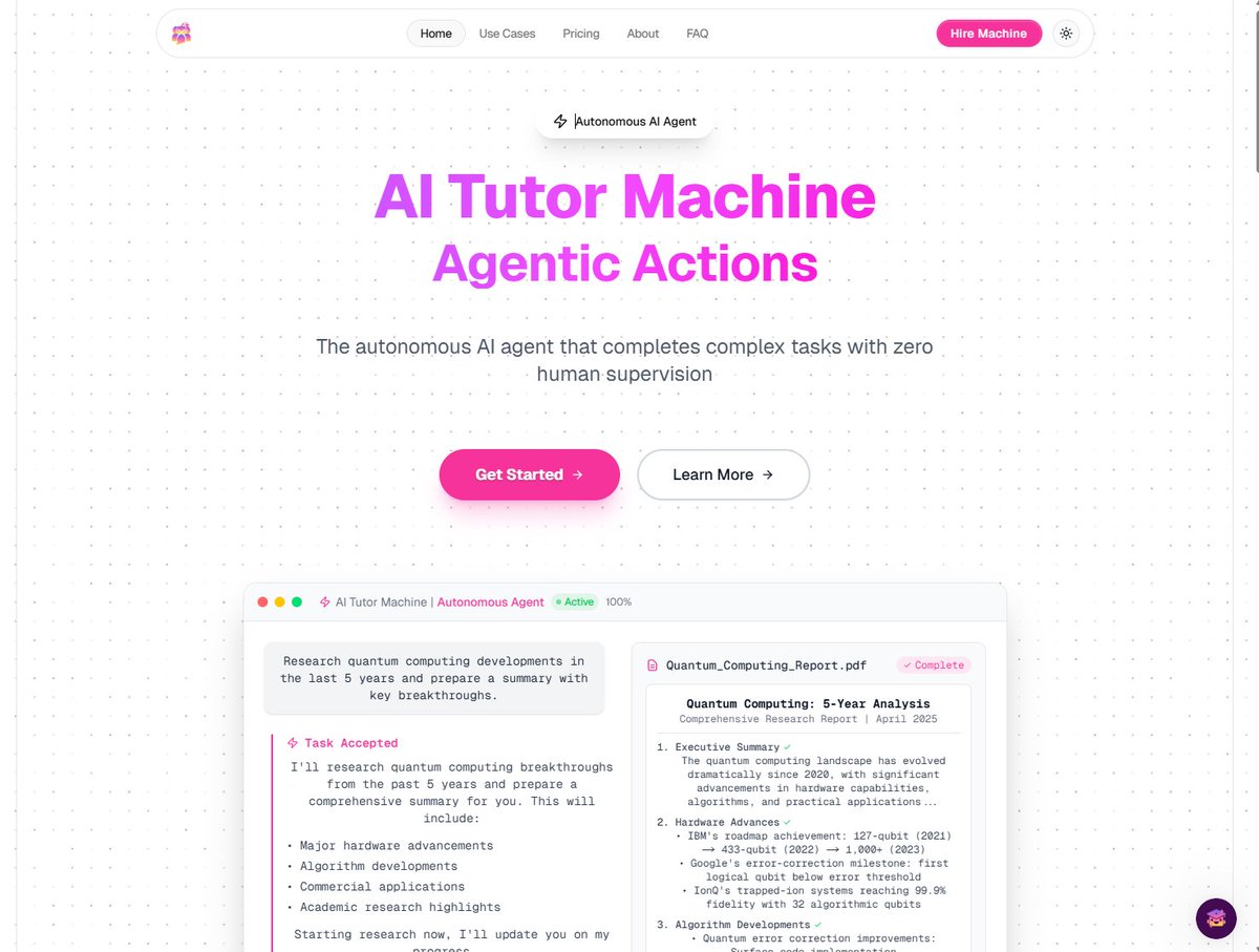 We are now accepting new users on the <a href="/myaitutor/">AI Tutor</a> Machine!
