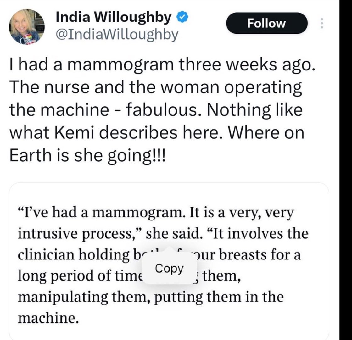 Why was this man allowed a mammogram <a href="/NHSEngland/">NHS England</a>—the UK is a laughing stock 😡