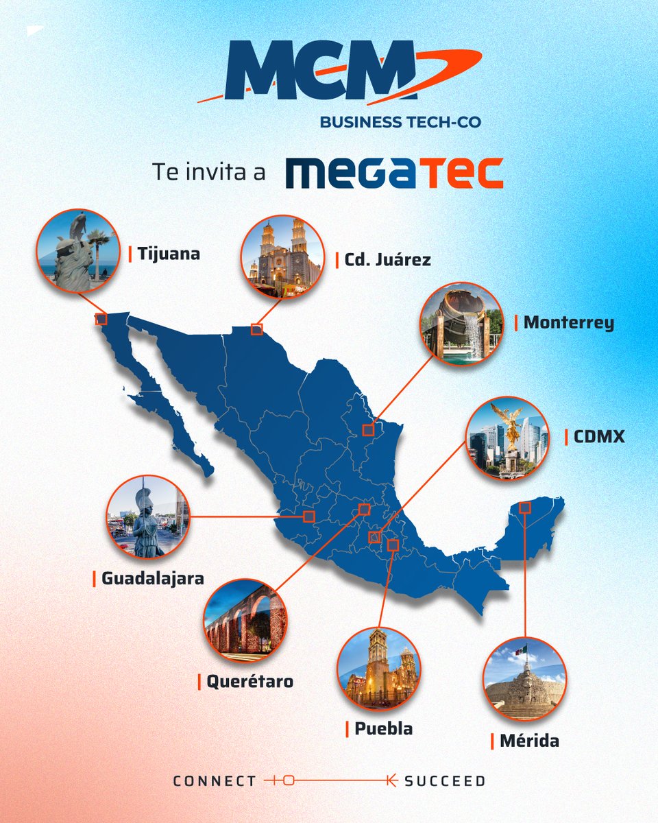 MCMTECHCO's tweet image. ¡No te quedes fuera de la experiencia inmersiva de MEGATEC 2025! 🚀 🤩

💡 ¿CDMX, están listos?

🎫 Regístrate: hubs.la/Q03hhjtl0
Cupo limitado.

𝗖𝗼𝗻𝗻𝗲𝗰𝘁 𝘁𝗼 𝗦𝘂𝗰𝗰𝗲𝗲𝗱

#Megatec2025
#MT25
#ConnectToSucceed