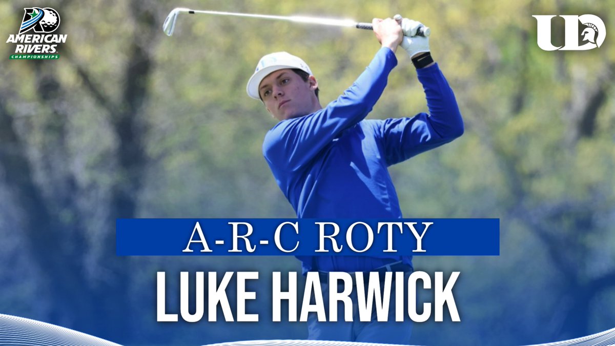 Luke Harwick earns A-R-C Rookie of the Year honors!

<a href="/DbqGolf/">UD Golf</a> x #Spartans