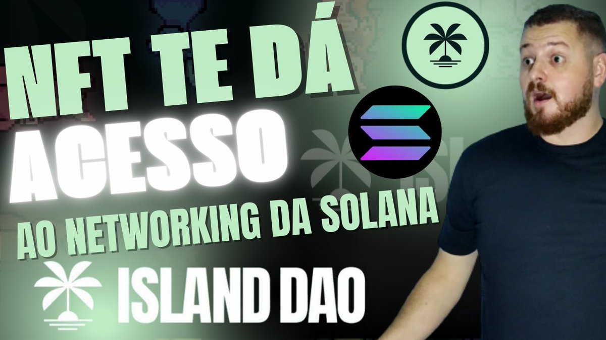 Está acabando o tempo para mintar os NFTs de última geração na <a href="/solana/">Solana</a> que desbloqueia experiências do mundo real por meio da propriedade digital. <a href="/islanddao/">IslandDAO 🏝️</a>  @Goreti__Freitas  <a href="/desciers/">DeSci Reviews</a> 
youtube.com/watch?v=TQV0BO…