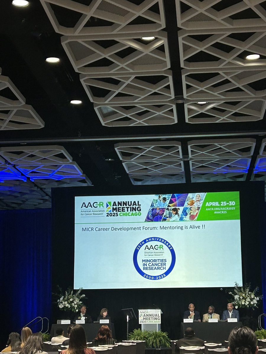 “Mentoring is Alive!”

A fest of knowledge through all these amazing panelists Drs. Winn, Ramirez, Carethers, Rivers and Carpten. 

#AACR25 #AACR #AACRAMC #AACRECR