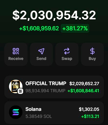 Turned $TRUMP into a massive win 💸

Sharing part of my profit with 10 lucky wallets

To enter:

Like ❤️
RT 🔁
Follow 🔔
Drop your SOL address 👇

Let’s make more winners!