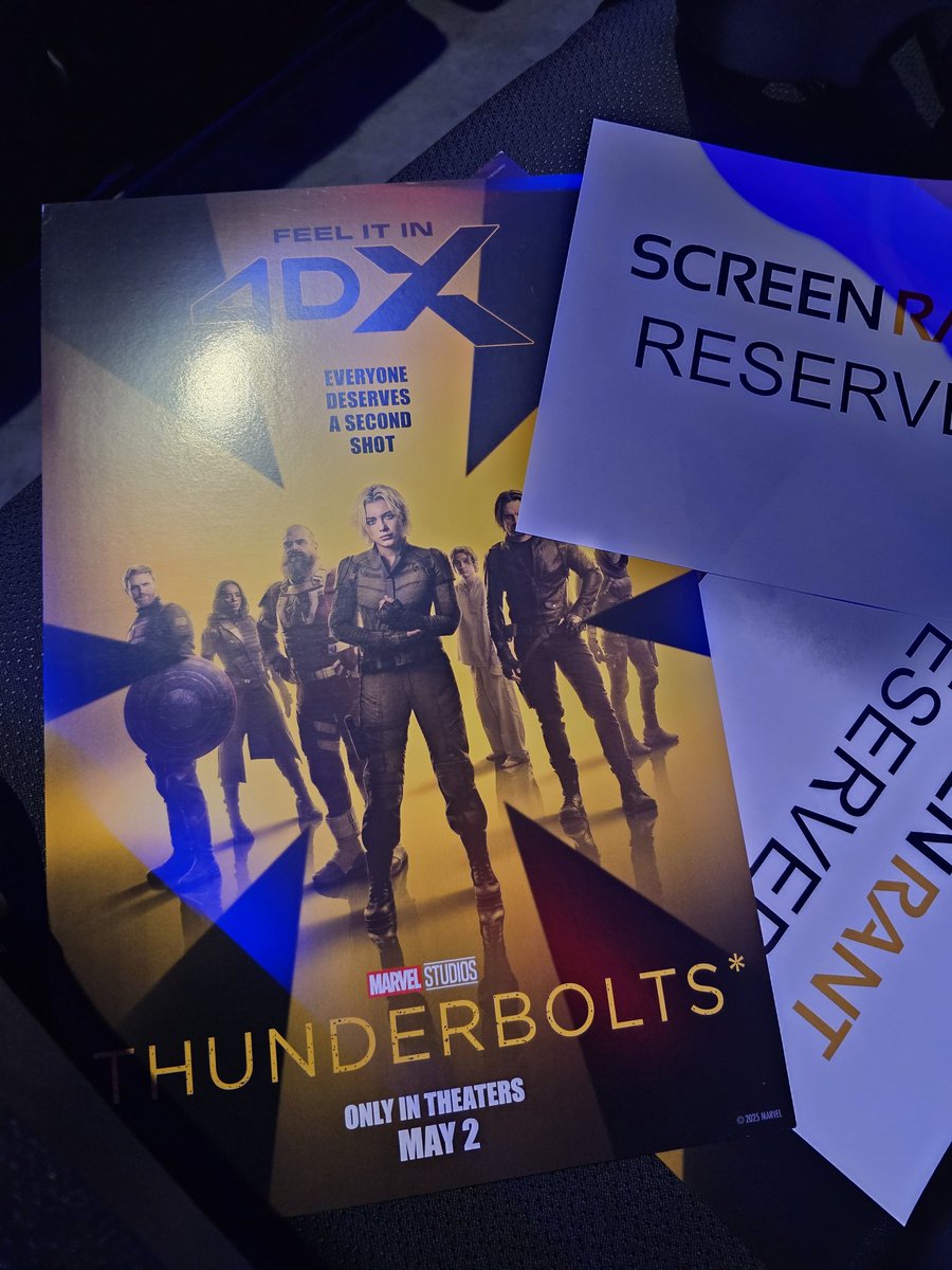 Pop! Pour! Review: The Movie Podcast (@poppourreview) on Twitter photo Thank you <a href="/screenrant/">Screen Rant</a> and <a href="/MarvelStudios/">Marvel Studios*</a> for the advance screening of #Thunderbolts in @4DXUSA <a href="/RegalMovies/">Regal</a> Thank you <a href="/screenrant/">Screen Rant</a> and <a href="/MarvelStudios/">Marvel Studios*</a> for the advance screening of #Thunderbolts in @4DXUSA <a href="/RegalMovies/">Regal</a>