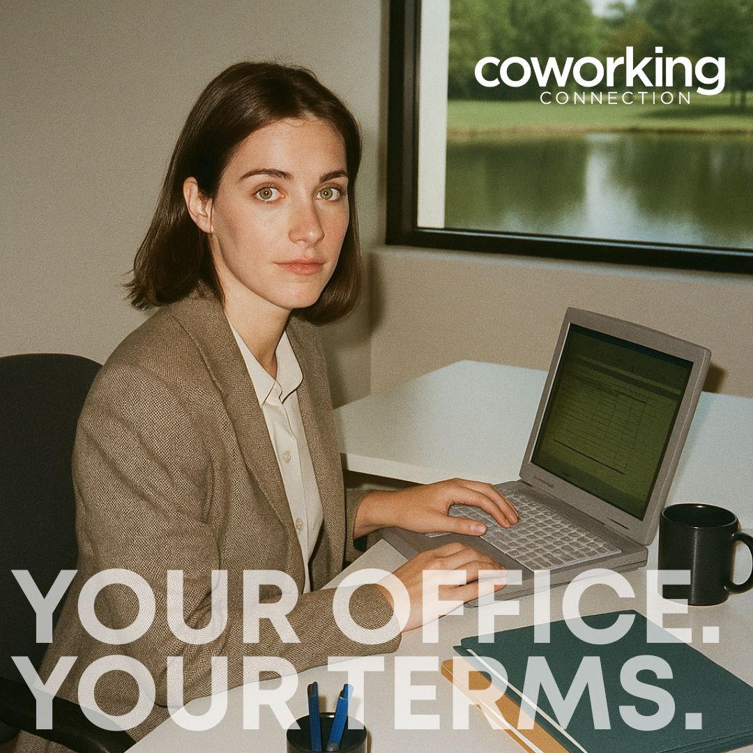 Your Office. Your Terms. 💼
Whether you're grinding out a business plan or hopping on Zoom calls all day, Coworking Connection gives you the professional space without the long-term lease.
📦 Need a mailbox? We got you.
🖥️ Need a private office? We got that too.
☕ Need coffee?