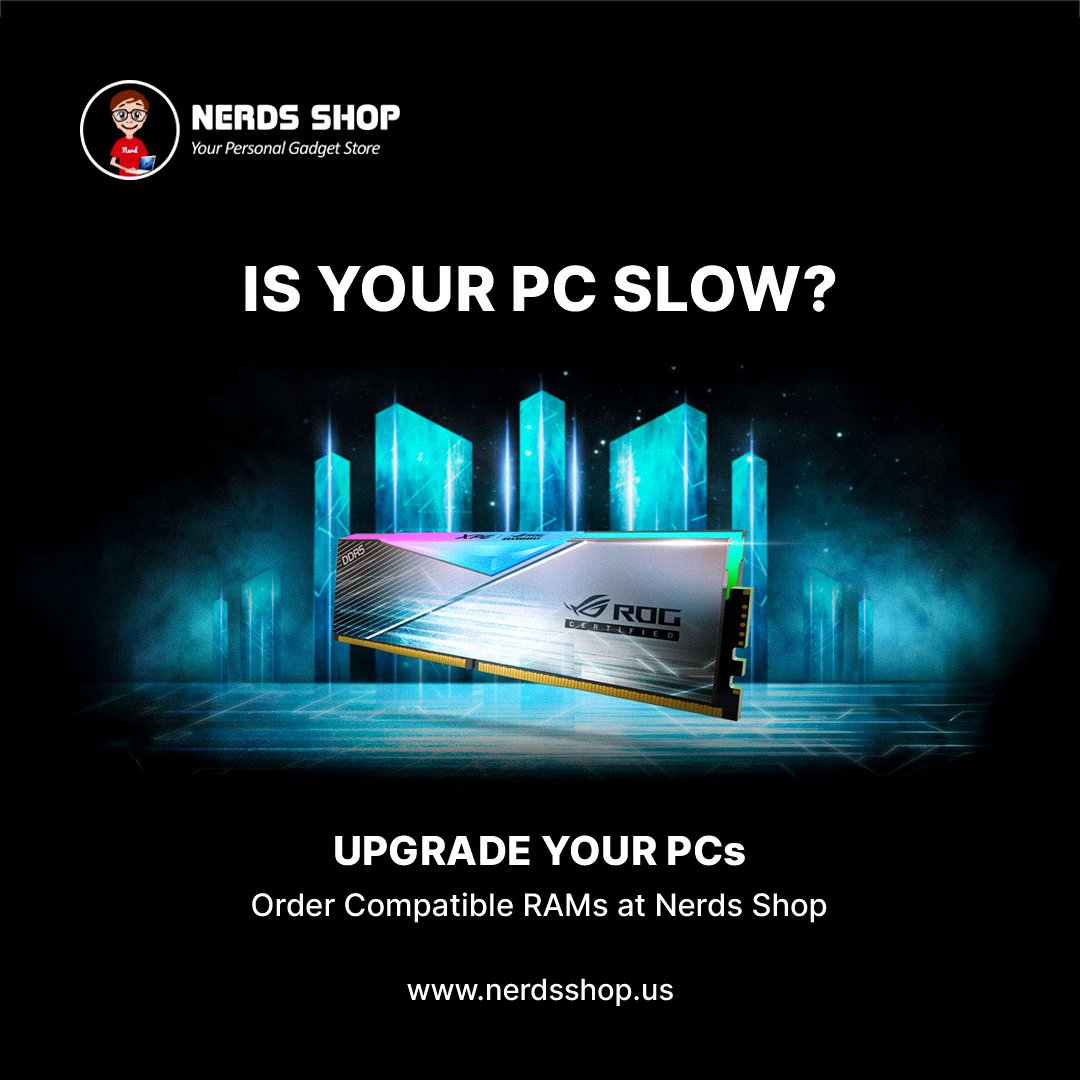 nerdsshop's tweet photo. Just upgrade your PCs – it’s that simple.
Speed up your computer instantly with our latest upgrade options. Boost performance without breaking the bank.

🛒 Shop now: https://t.co/9V2WpDNJQD

#pcperformance #ramupgrade #techsolutions #nerdsshop #computerspeed #shopnow https://t.co/FSr8BwNk7z