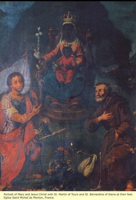 Kurbee5's tweet photo. What happened to the Black Madonna and Child in American churches? Good enough for Orthodox Christians in Europe. Good enough for the Pope in the Vatican. Good enough for Malinalco and Salamanca in Mexico. Just not good enough for these pig-faced, cave-apes in this country. https://t.co/EAryobtqcY